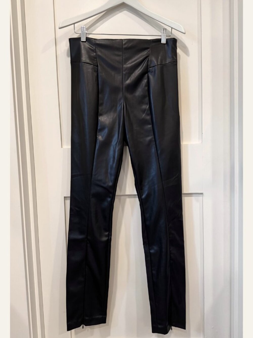 Good American "Better Than Leather" Faux Leather Pants - Black - NWT - Size 4